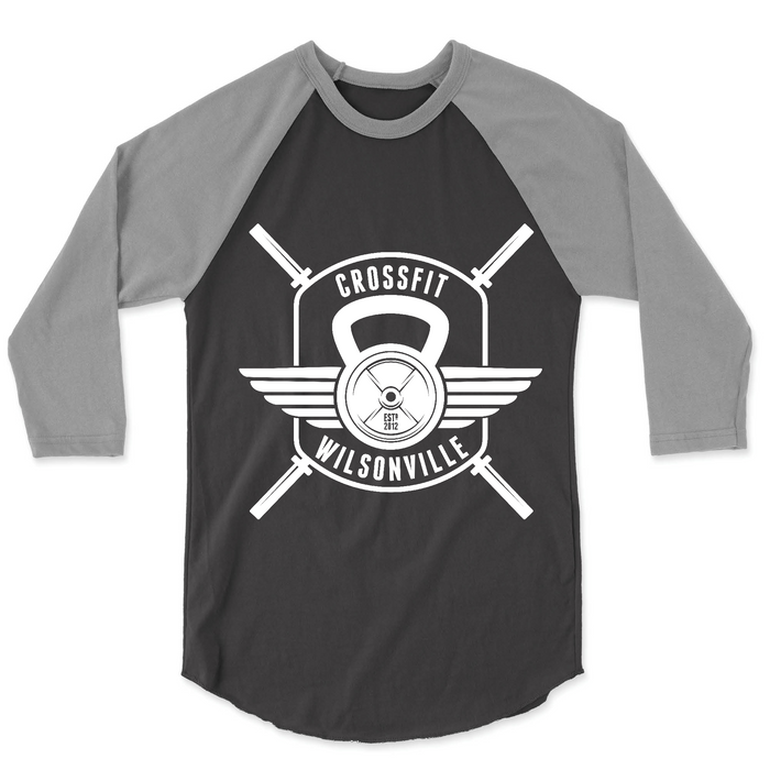 Mens 2X-Large VINTAGE_SMOKE_GRAPHITE_HEATHER 3/4 Sleeve