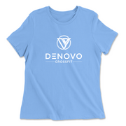 Womens 2X-Large CAROLINA_BLUE Relaxed Jersey T-Shirt