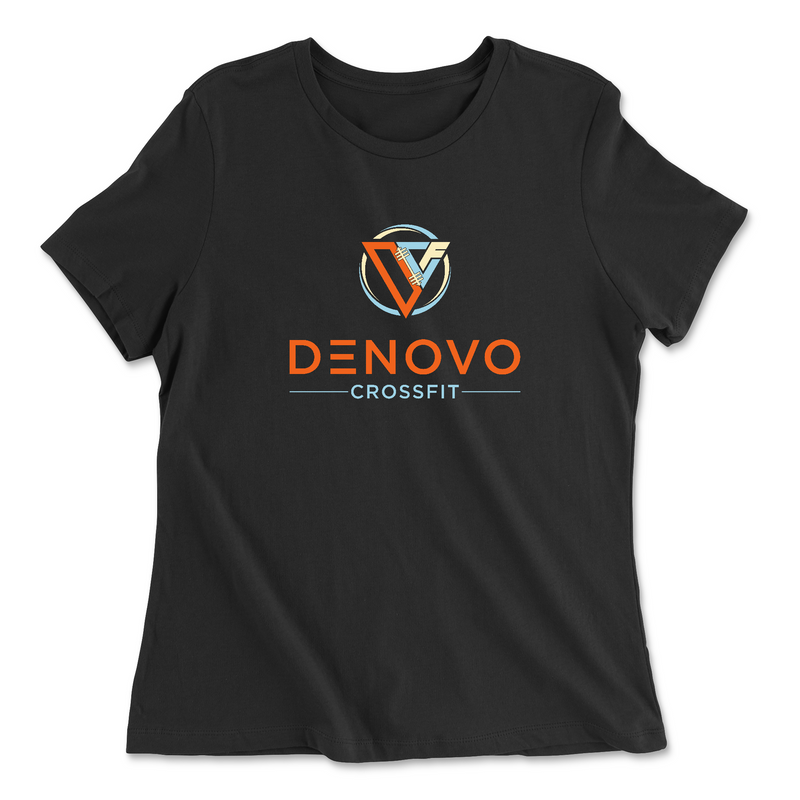 Womens 2X-Large BLACK Relaxed Jersey T-Shirt