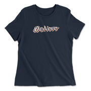 Womens 2X-Large NAVY Relaxed Jersey T-Shirt