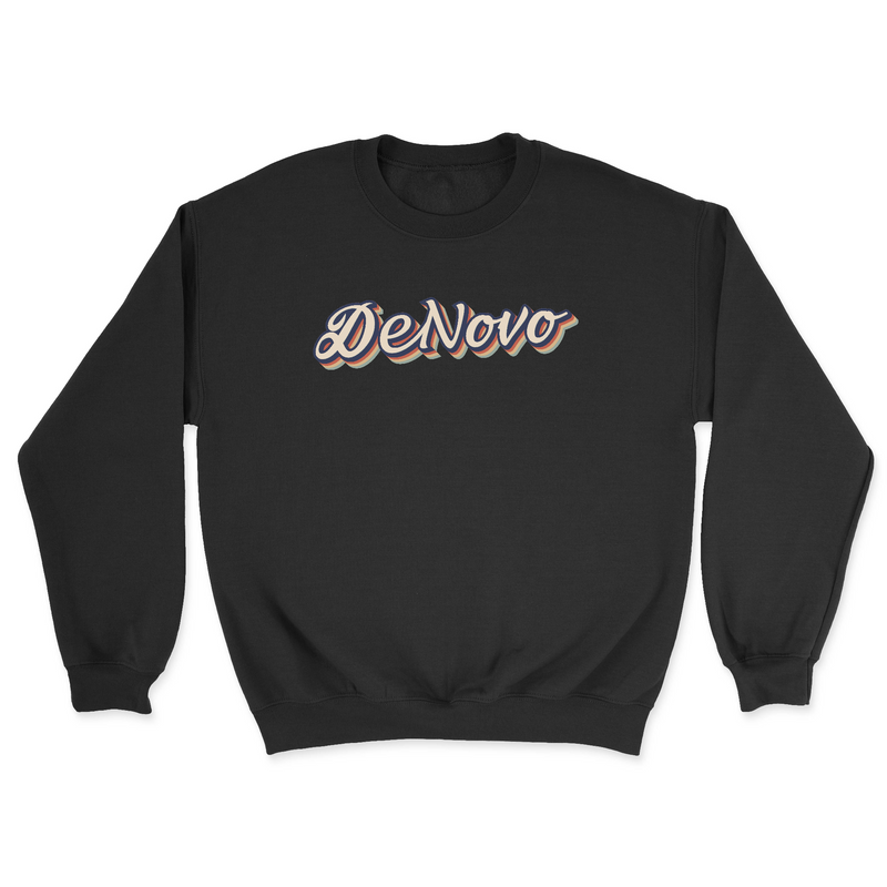 Mens 2X-Large BLACK Midweight Sweatshirt
