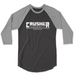 Mens 2X-Large VINTAGE_SMOKE_GRAPHITE_HEATHER 3/4 Sleeve