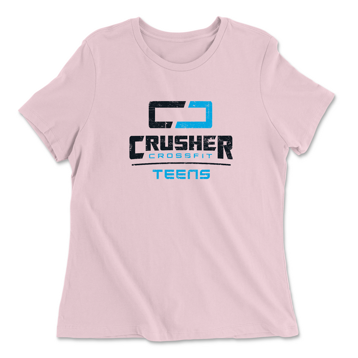 Womens 2X-Large PINK Relaxed Jersey T-Shirt
