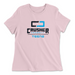 Womens 2X-Large PINK Relaxed Jersey T-Shirt