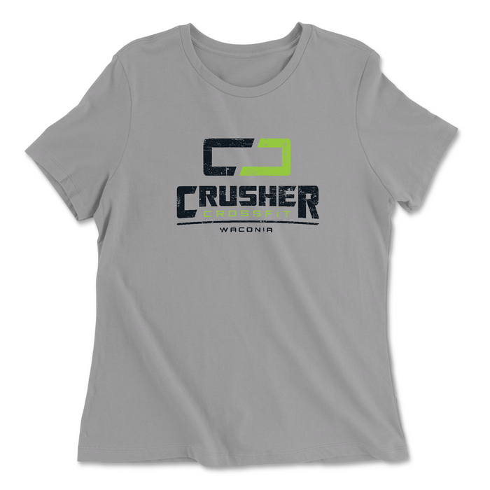 Womens 2X-Large SOLID_ATHETIC_GREY Relaxed Jersey T-Shirt