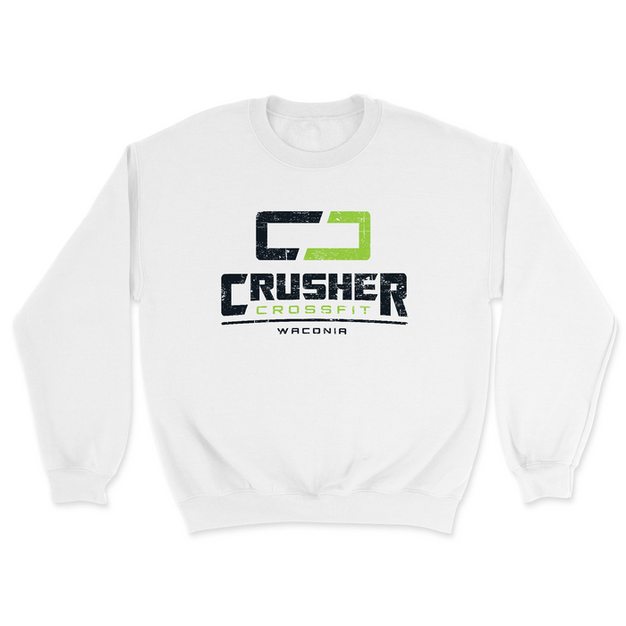 Mens 2X-Large WHITE Midweight Sweatshirt