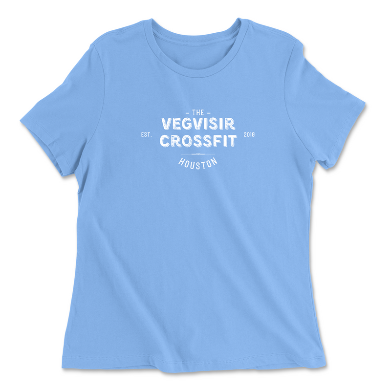 Womens 2X-Large CAROLINA_BLUE Relaxed Jersey T-Shirt