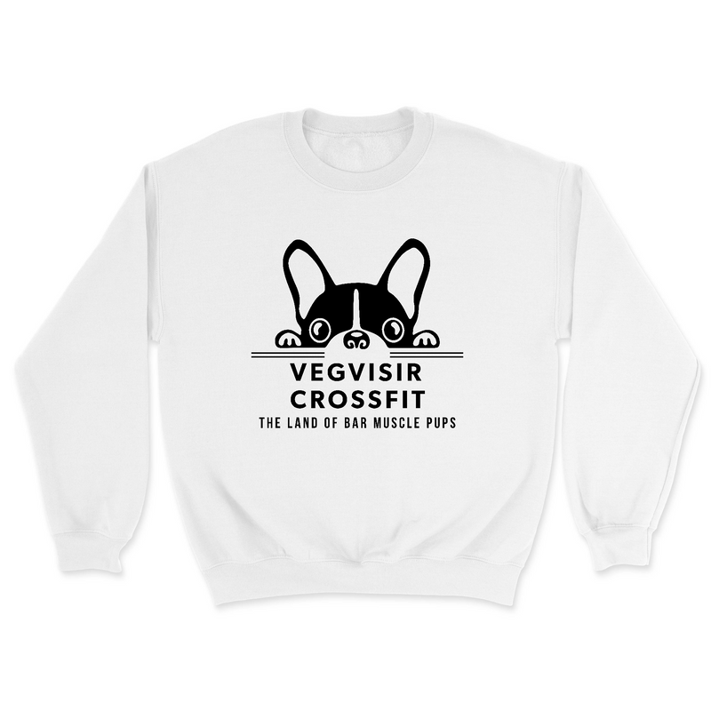 Mens 2X-Large WHITE Midweight Sweatshirt