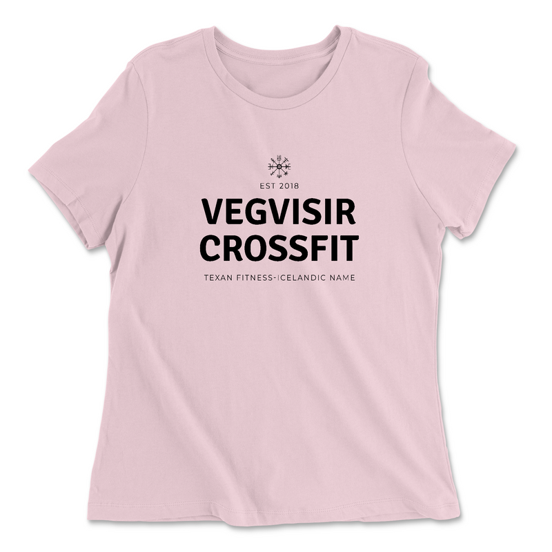 Womens 2X-Large PINK Relaxed Jersey T-Shirt