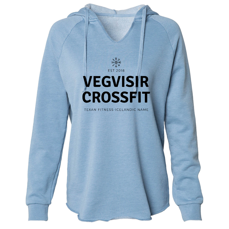 Womens 2X-Large MISTY_BLUE Hoodie