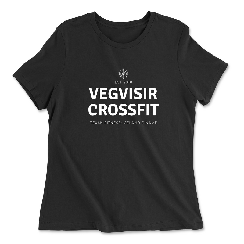 Womens 2X-Large BLACK Relaxed Jersey T-Shirt
