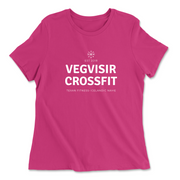 Womens 2X-Large BERRY Relaxed Jersey T-Shirt