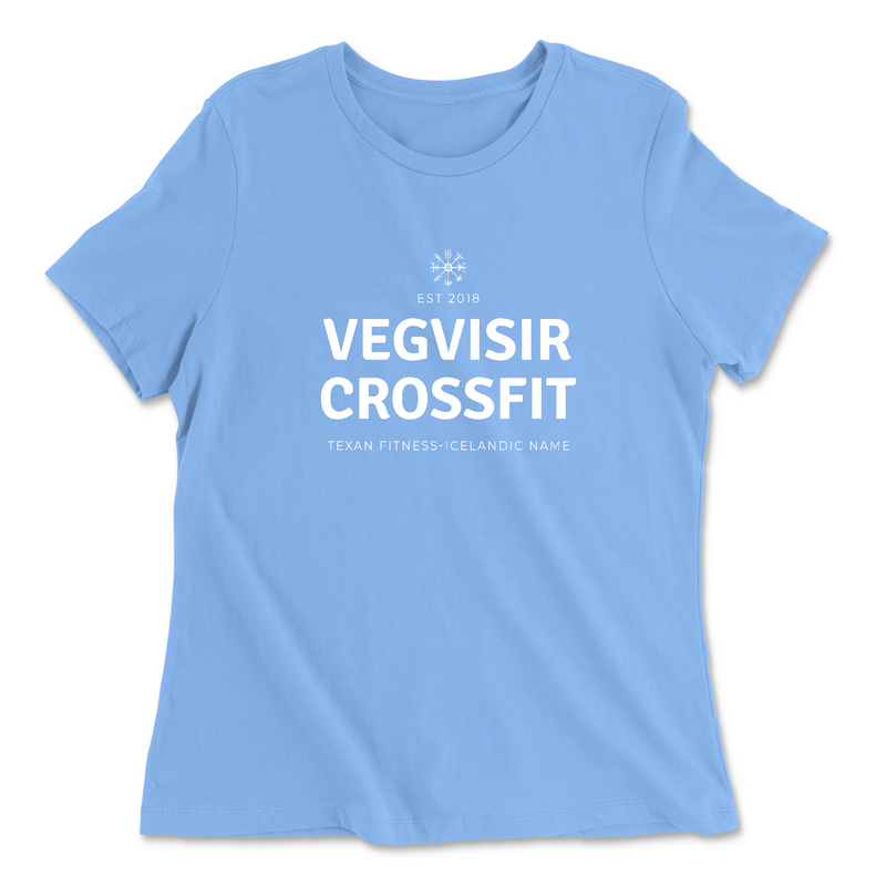 Womens 2X-Large CAROLINA_BLUE Relaxed Jersey T-Shirt