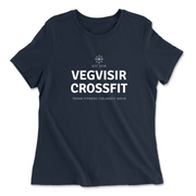 Womens 2X-Large NAVY Relaxed Jersey T-Shirt