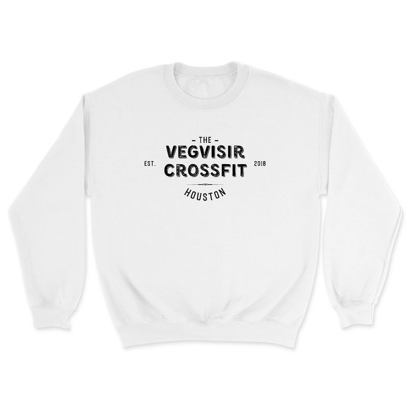 Mens 2X-Large WHITE Midweight Sweatshirt