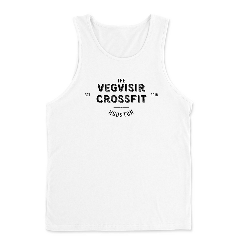 Mens 2X-Large WHITE Tank Top