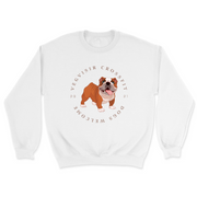 Mens 2X-Large WHITE Midweight Sweatshirt
