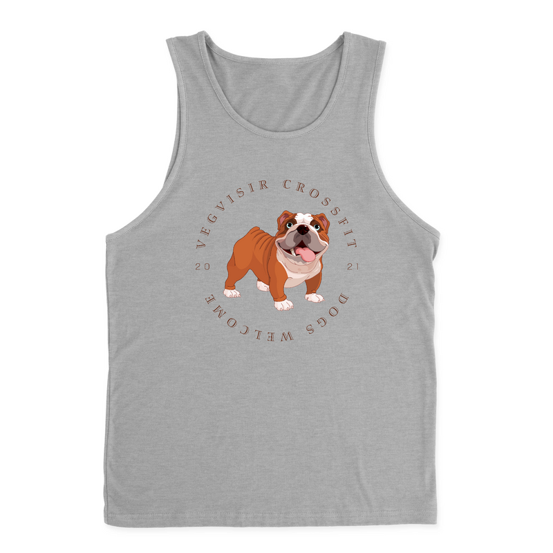 Mens 2X-Large HEATHER_GRAY Tank Top
