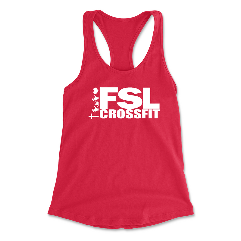 Womens 2X-Large RED Tank Top