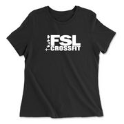 Womens 2X-Large BLACK Relaxed Jersey T-Shirt