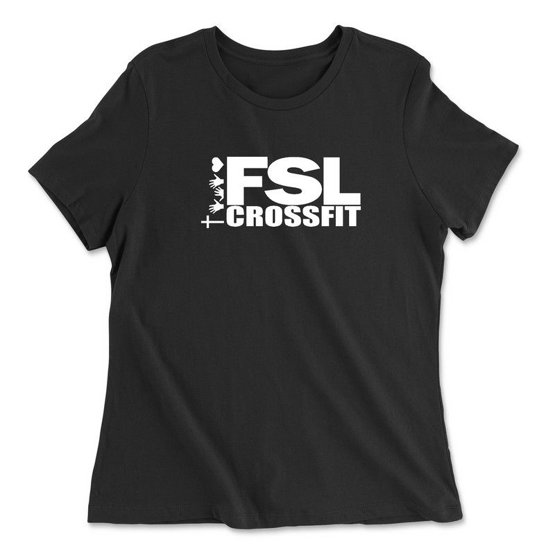 Womens 2X-Large BLACK Relaxed Jersey T-Shirt
