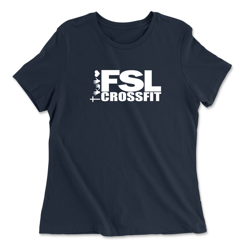 Womens 2X-Large NAVY Relaxed Jersey T-Shirt
