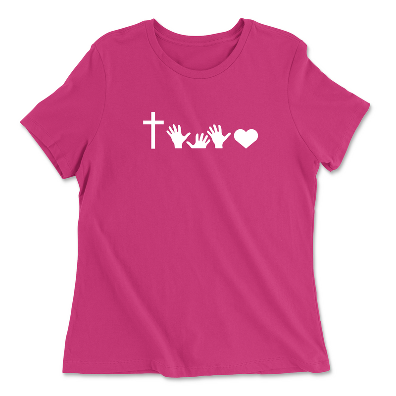 FSL CrossFit White Womens - Relaxed Jersey T-Shirt