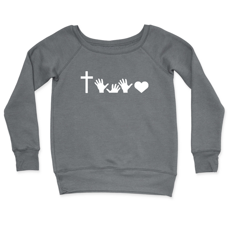 FSL CrossFit White Womens - CrewNeck