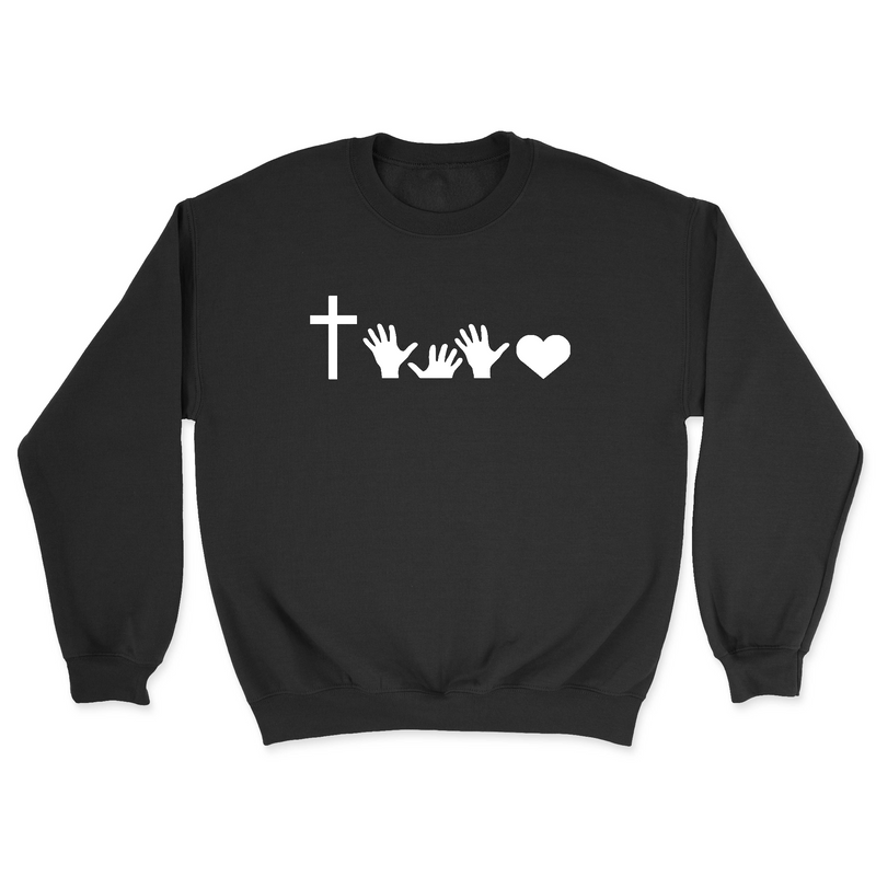 FSL CrossFit White Mens - Midweight Sweatshirt