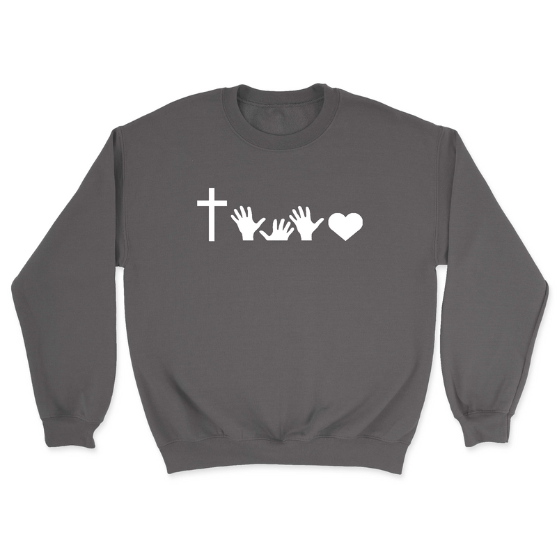 FSL CrossFit White Mens - Midweight Sweatshirt