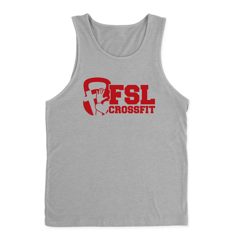 Mens 2X-Large HEATHER_GRAY Tank Top