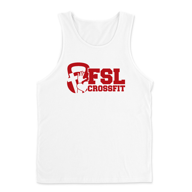 Mens 2X-Large WHITE Tank Top