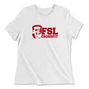 Womens 2X-Large WHITE Relaxed Jersey T-Shirt