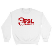 Mens 2X-Large WHITE Midweight Sweatshirt