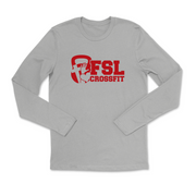 Mens 2X-Large HEATHER_GRAY Long Sleeve