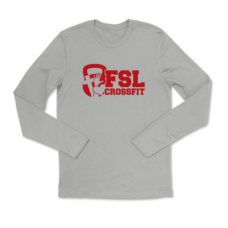 Mens 2X-Large HEATHER_GRAY Long Sleeve