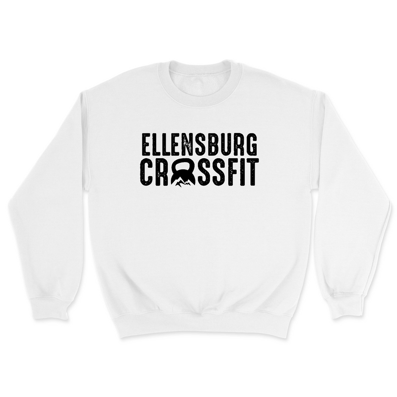 Mens 2X-Large WHITE Midweight Sweatshirt