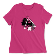 Womens 2X-Large BERRY Relaxed Jersey T-Shirt
