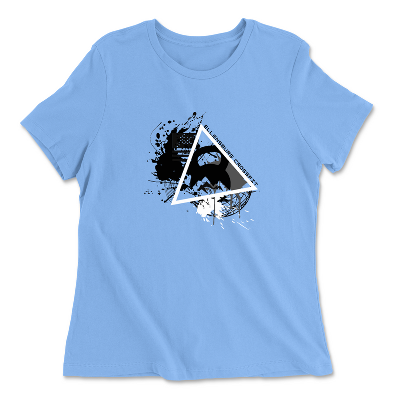 Womens 2X-Large CAROLINA_BLUE Relaxed Jersey T-Shirt