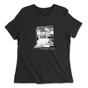 Womens 2X-Large BLACK Relaxed Jersey T-Shirt