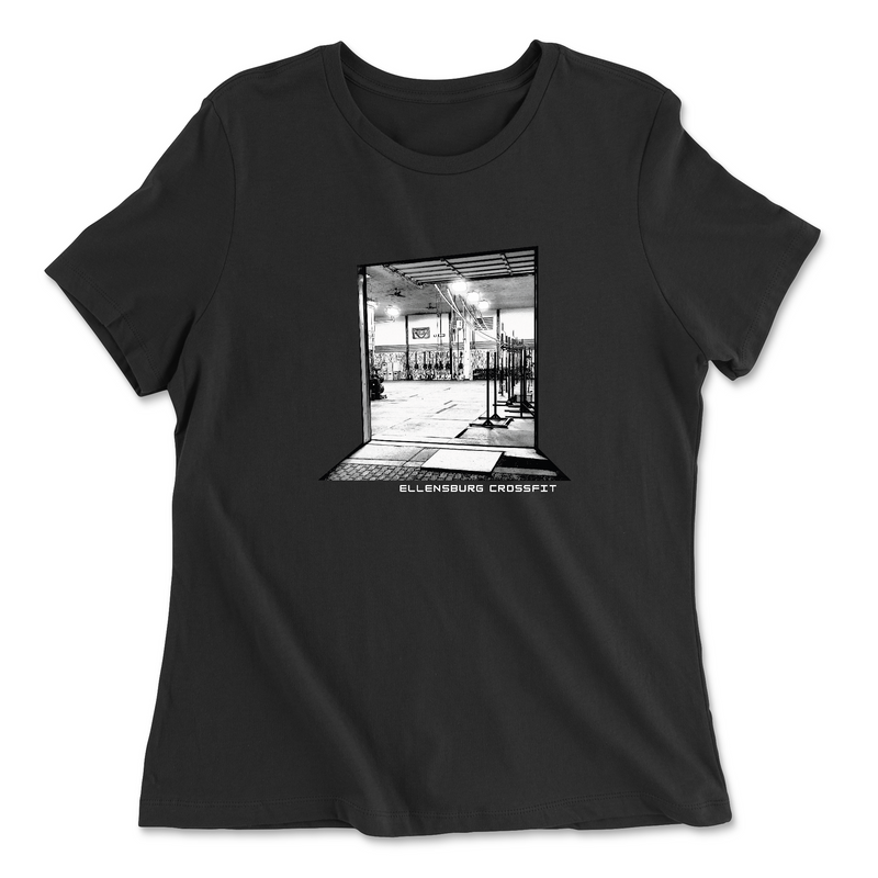 Womens 2X-Large BLACK Relaxed Jersey T-Shirt