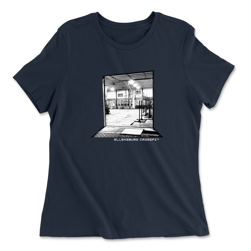 Womens 2X-Large NAVY Relaxed Jersey T-Shirt