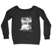 Womens 2X-Large BLACK CrewNeck