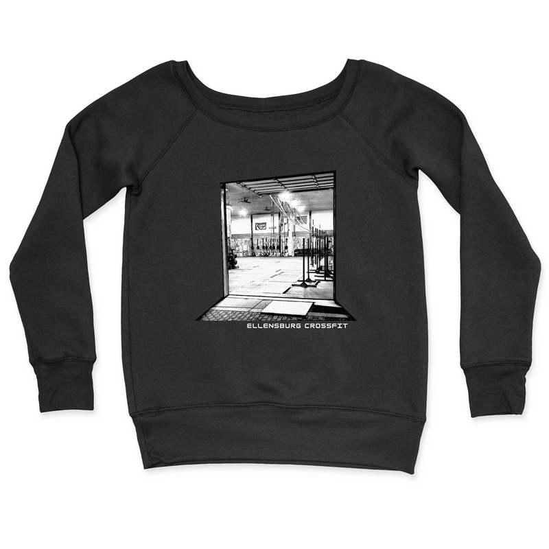 Womens 2X-Large BLACK CrewNeck