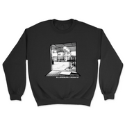 Mens 2X-Large BLACK Midweight Sweatshirt