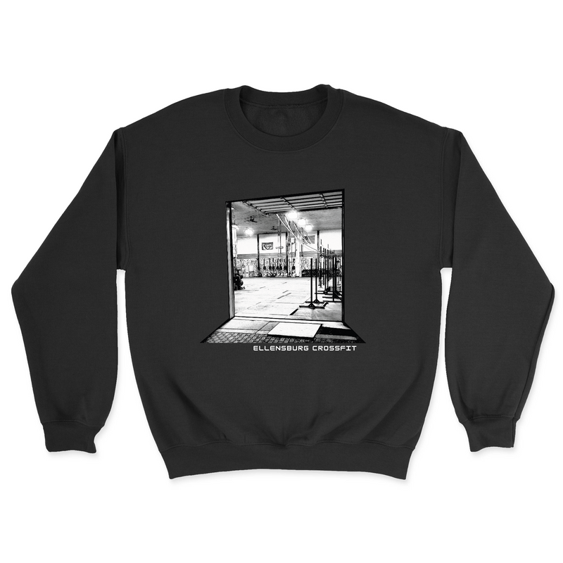 Mens 2X-Large BLACK Midweight Sweatshirt