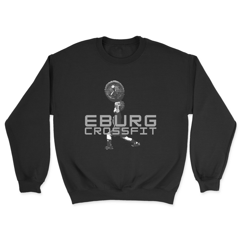 Mens 2X-Large BLACK Midweight Sweatshirt