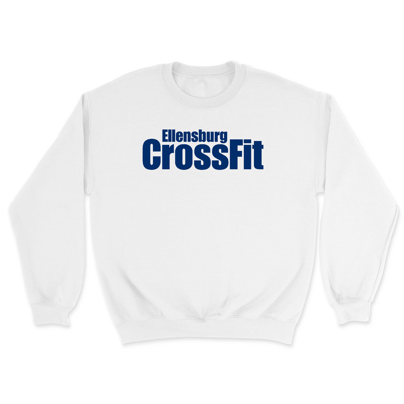 Mens 2X-Large WHITE Midweight Sweatshirt