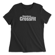 Womens 2X-Large BLACK Relaxed Jersey T-Shirt
