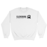 Mens 2X-Large WHITE Midweight Sweatshirt